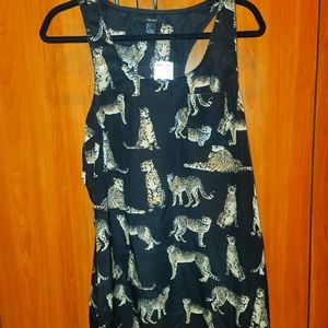 Brand new racerback tank top w. Cheetahs